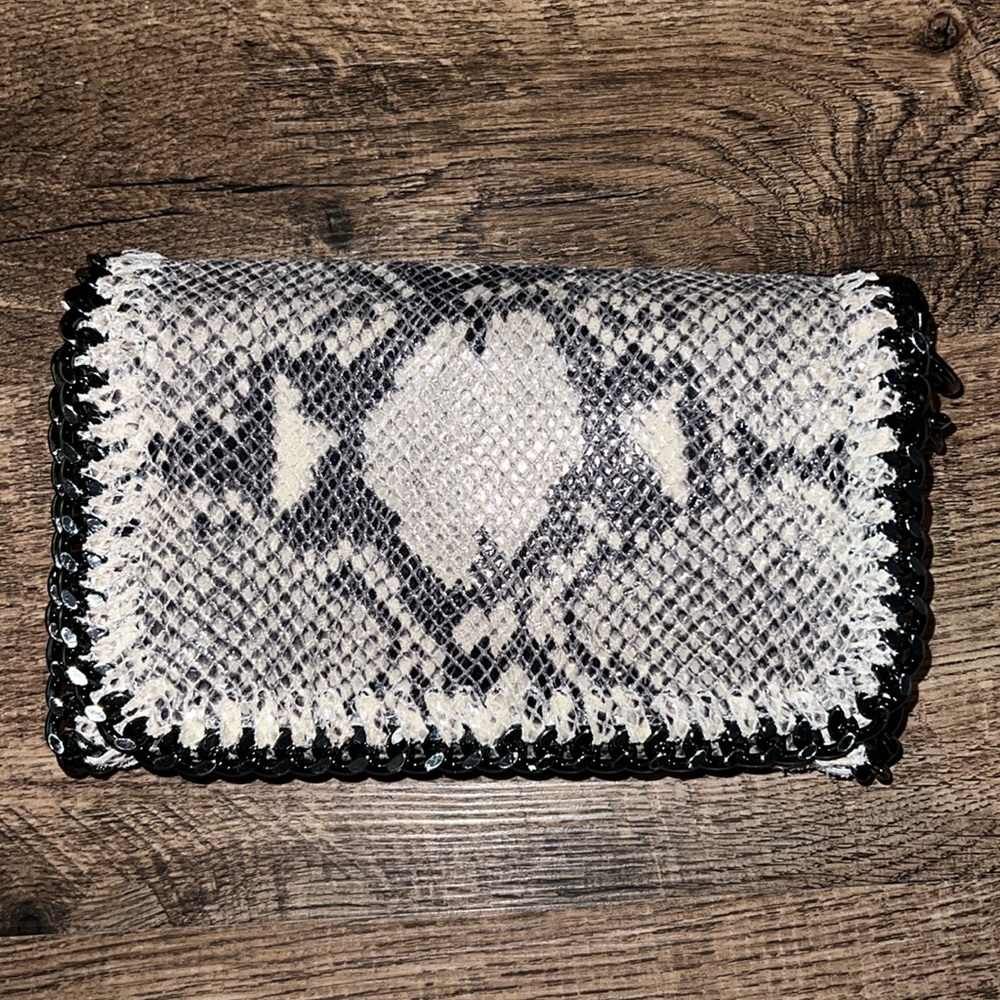 Genuine leather crossbody purse from Italy